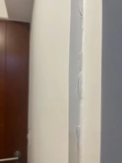 Observación detectada en inspección: sellador de la puerta en malas condiciones